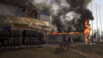 Ukraine denies carrying out drone attack on Russian Black Sea fleet HQ in Crimea