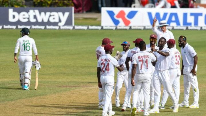 West Indies vs Bangladesh: Kemar Roach runs through visitor's top order after 250th Test wicket