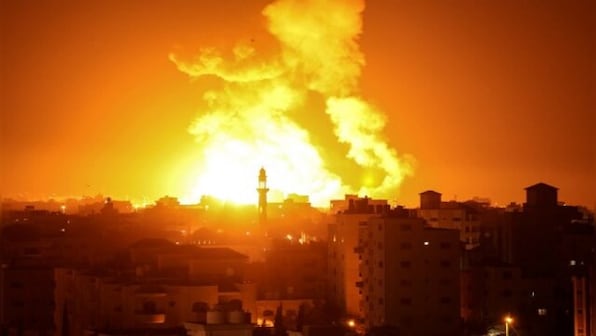 Israel strikes Gaza Strip in response to rocket fire from Palestinian territory