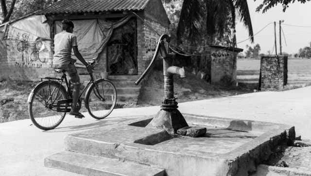 Fresh water is distributed throughout the village through a network of community tubewells such as this one. Image courtesy Polina Schapova