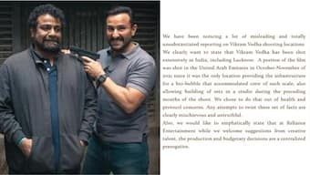 Vikram Vedha makers issue a statement to clarify media reports
