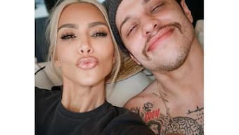 Kim Kardashian chilling with boyfriend Pete Davidson by the pool; See photos