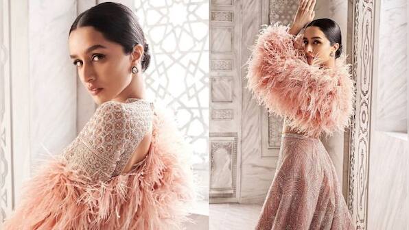 Shraddha Kapoor looks beautiful in a feathery sequined outfit; See pictures