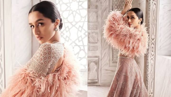Shraddha Kapoor looks beautiful in a feathery sequined outfit; See pictures
