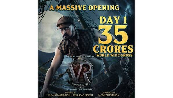 Vikrant Rona opens at 35 crores worldwide