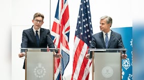 FBI, MI5 heads warn of China threat in rare joint address