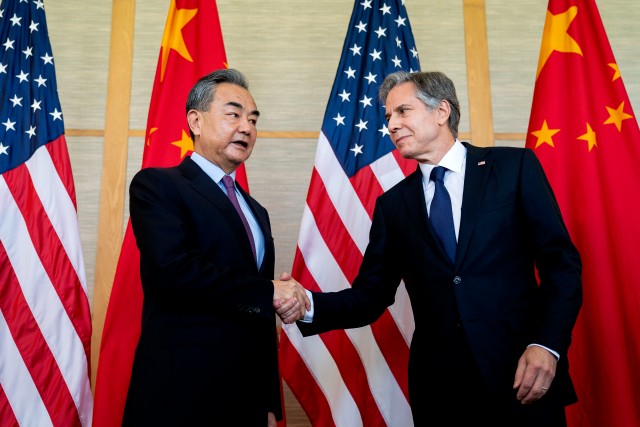 US Secretary of State, Antony Blinken and China's Wang Yi voice cautious hope in rare talks US Secretary of State, Antony Blinken and China's Wang Yi voice cautious hope in rare talks