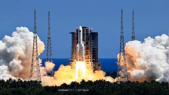 China’s giant rocket booster plummeting to earth and no one is sure where it will land