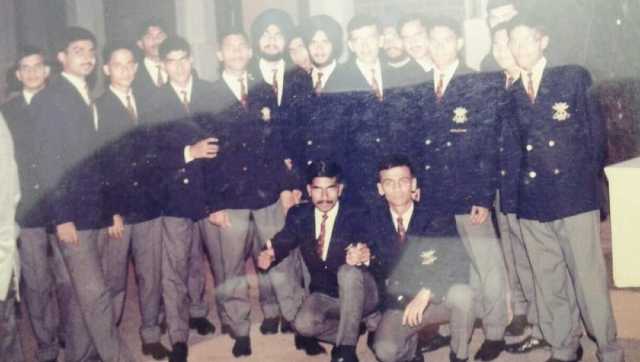 Captain AV Singh with his coursemates in NDA. Image courtesy Cdr Arun Jyoti (Retd)