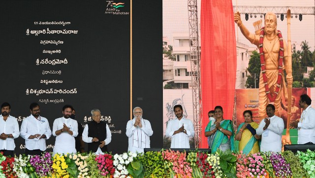 PM Modi unveils Alluri Sitarama Raju's statue in Andhra: The legend of 'Hero of the Jungles' PM Modi unveils Alluri Sitarama Raju's statue in Andhra: The legend of 'Hero of the Jungles'