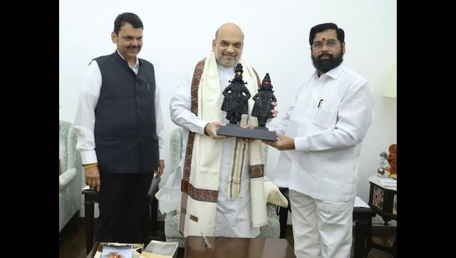 Maharashtra Chief Minister Eknath Shinde And His Deputy Fadnavis Meet ...