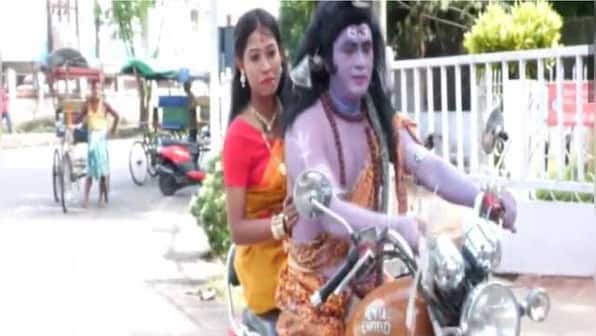 Assam activist dresses up as Lord Shiva for street play on price rise, detained for 'hurting religious sentiments'