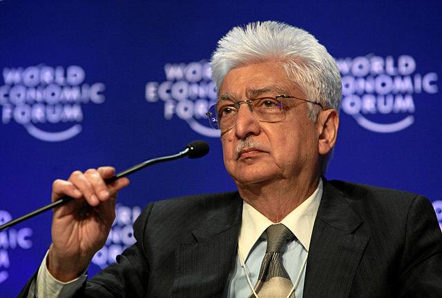 Wipro chairman Azim Premji at the Annual Meeting 2009 of the World Economic Forum in Davos, Switzerland on 31 January 2009. Image courtesy Monikia Flueckiger/WEF via Wikimedia Commons
