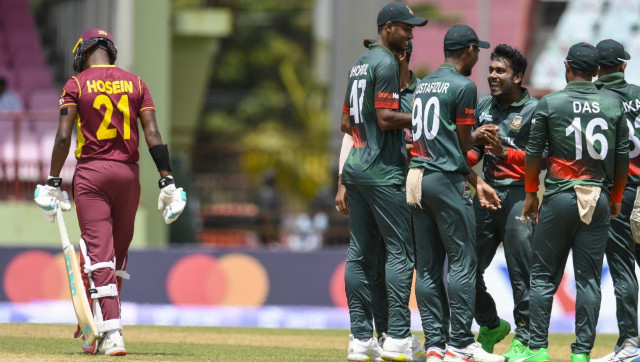 Highlights, West Indies vs Bangladesh, 3rd ODI: Visitors win by three wickets Highlights, West Indies vs Bangladesh, 3rd ODI: Visitors win by three wickets
