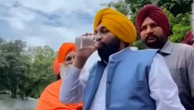 Punjab CM Bhagwant Mann hospitalised after drinking polluted water from rivulet Punjab CM Bhagwant Mann hospitalised after drinking polluted water from rivulet