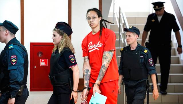 Brittney Griner arrives at Russian court for trial on drug charges Brittney Griner arrives at Russian court for trial on drug charges