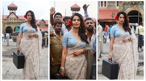 Mallika Sherawat aka Gulabo was spotted at Bandra Station in search of Mahboob from RK/Rkay