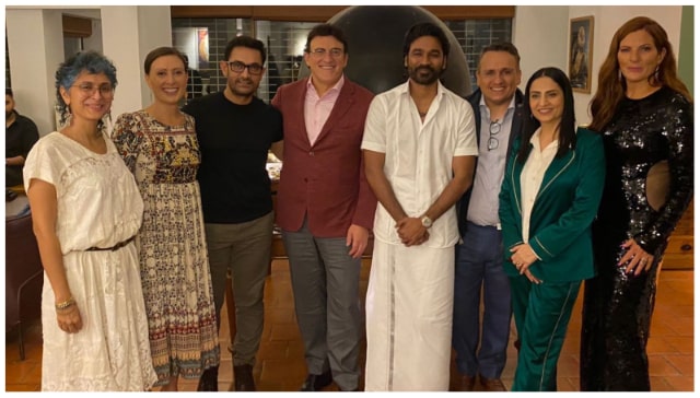 Aamir Khan hosts a traditional Gujarati dinner for the Russo Brothers; flew down chefs from different parts of Gujarat Aamir Khan hosts a traditional Gujarati dinner for the Russo Brothers; flew down chefs from different parts of Gujarat