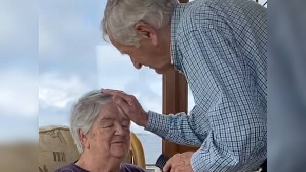 Watch: Elderly man combs wife's hair, internet gets 'The Notebook' vibes