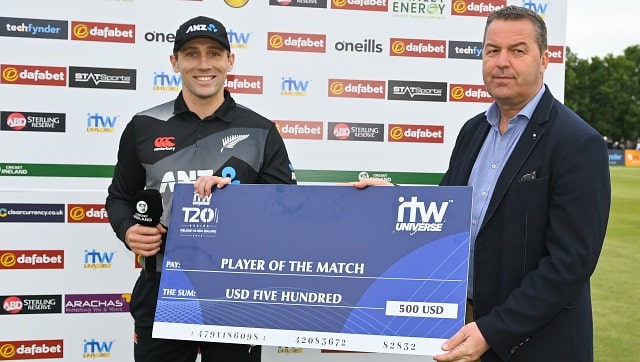 Dane Cleaver, Michael Bracewell star in New Zealand T20I win over Ireland Dane Cleaver, Michael Bracewell star in New Zealand T20I win over Ireland