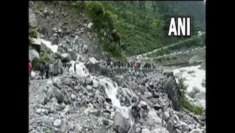 Uttarakhand rains: Part of Badrinath NH-7 washed away due to rising waters, pilgrims stranded on both sides