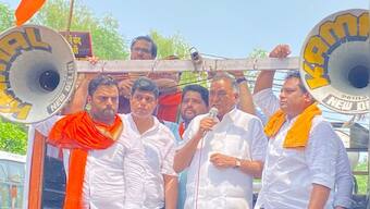 Delhi: BJYM stages stir near Arvind Kejriwal's residence, demanding Satyendar Jain's removal from cabinet