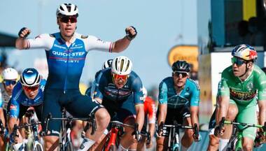 Tour de France 2022: Fabio Jakobsen wins stage 2 in Denmark, Van Aert takes lead