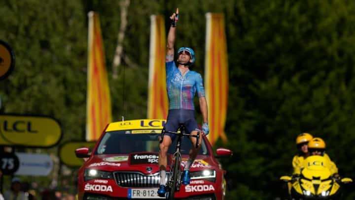 Tour de France 2022: Hugo Houle dedicates stage 16 triumph to brother killed in hit-and-run