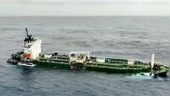 Indian Coast Guard 'swift' rescue in Arabian sea, Gujarat; brings 22 crew of MT Global King to Porbandar port