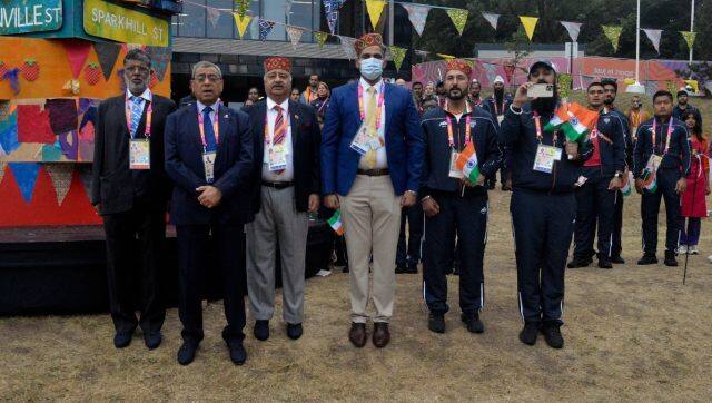 IOA Acting President Anil Khanna and IOA treasurer Anandeshwar Panday were among the ones present for the ceremony. Image: IOA Media 