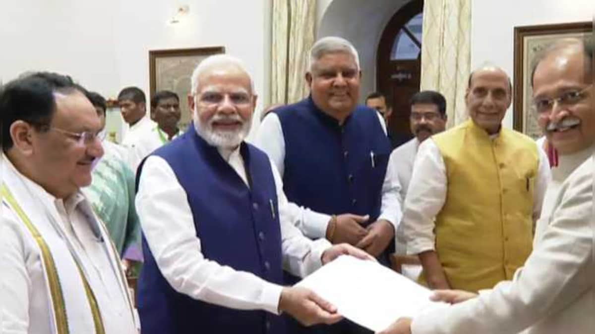 Vice Presidential polls: NDA candidate Jagdeep Dhankhar files his nomination in presence of PM Modi