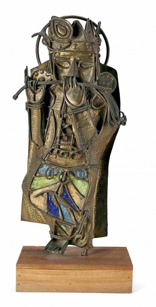 A sculpture of Lord Krishna by P.V. Janakiram