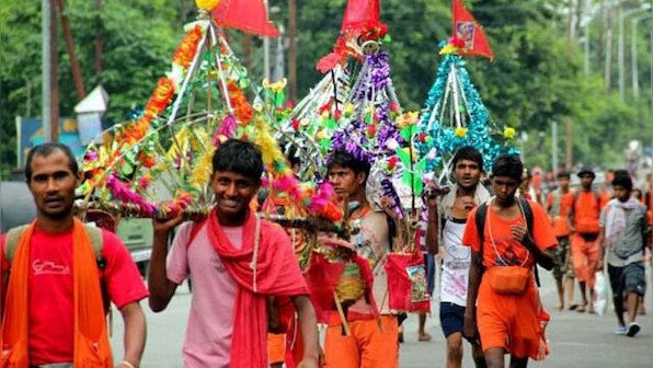 Kanwar Yatra: Six detained for throwing dirty water on pilgrims
