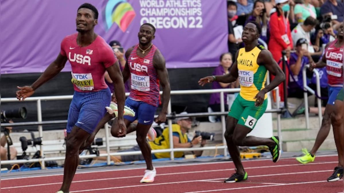 World Athletics Championships 2022: Fred Kerley wins 100m gold as US clean sweeps