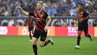 Kevin De Bruyne bags brace but Erling Haaland kept waiting as Manchester City down America