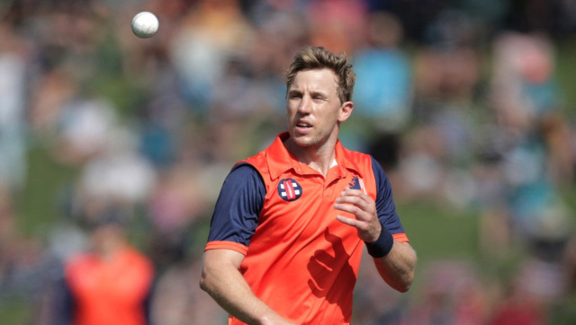 T20 World Cup Qualifier: Logan van Beek becomes first Dutch bowler to register T20I hat-trick T20 World Cup Qualifier: Logan van Beek becomes first Dutch bowler to register T20I hat-trick