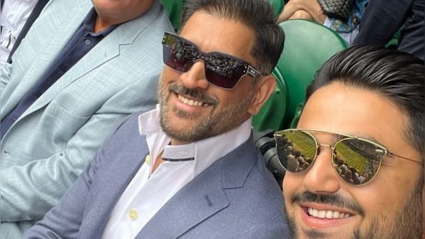 MS Dhoni enjoys tennis at Wimbledon on eve of 41st birthday, picture goes viral