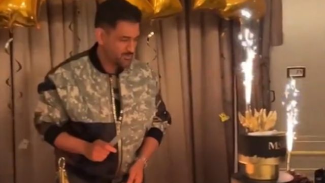 Watch: MS Dhoni celebrates 41st birthday in the UK Watch: MS Dhoni celebrates 41st birthday in the UK