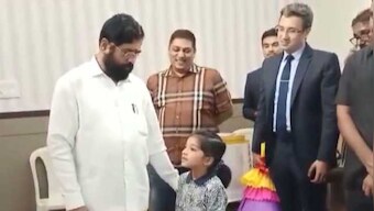 WATCH: Maharashtra's Eknath Shinde reaction to young girl asking if he would take her to Guwahati