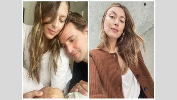 Maria Sharapova welcomes son Theodore