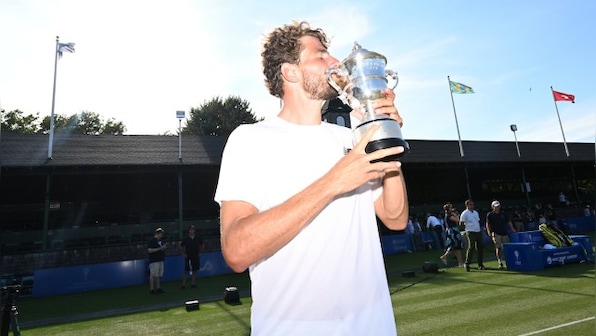 Maxime Cressy beats Alexander Bublik to win ATP Hall of Fame Open title