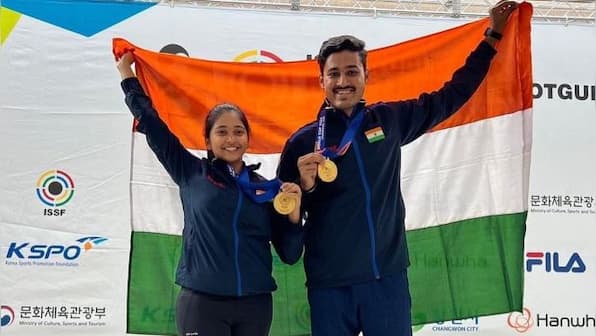 ISSF World Cup: Mehuli Ghosh and Shahu Mane clinch second gold for India; Palak, Shiva sign off with bronze