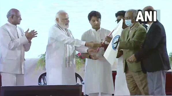 PM Modi inaugurates Deoghar airport, flags off flight to Kolkata