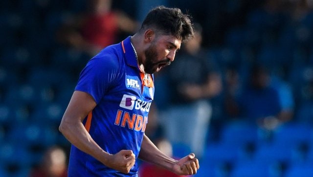 Watch: Mohammed Siraj dismantles West Indies top order with sensational double-wicket over in 3rd ODI – Firstcricket News, Firstpost