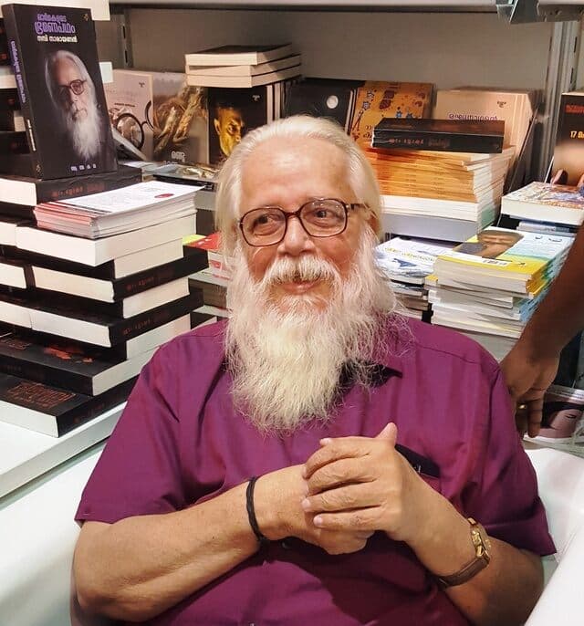 File image of Nambi Narayanan. Wikimedia Commons/ Vicharam