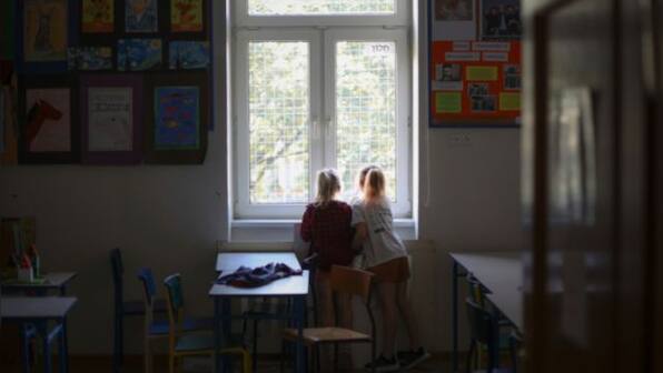 Jewish volunteers bond with Ukrainian kids at summer camp in Poland