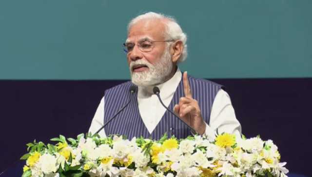Due to Digital India, over Rs 2 lakh crore of India's money saved from falling into wrong hands: PM Modi in Gandhinagar Due to Digital India, over Rs 2 lakh crore of India's money saved from falling into wrong hands: PM Modi in Gandhinagar