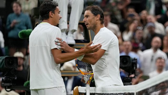 Rafael Nadal verontschuldigt zich na netto-uitwisseling met Lorenzo Sonego Sports News, First Post