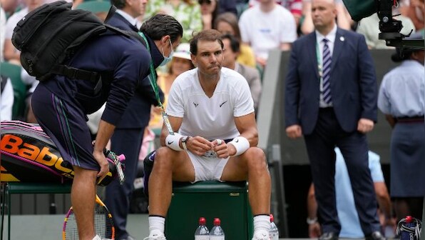 Wimbledon 2022: Injured Rafael Nadal unsure he will be fit to face Nick Kyrgios in semi-finals