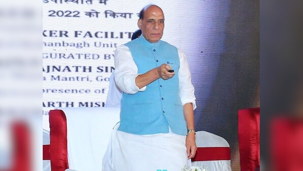 Defence Minister Rajnath Singh inaugurates warhead and RF seeker facilities in Telangana's Bhanur